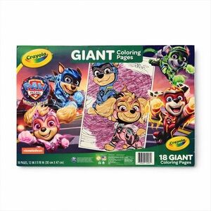 🎨 Crayola Giant Coloring Pages – PAW Patrol The Mighty Movie | NEW